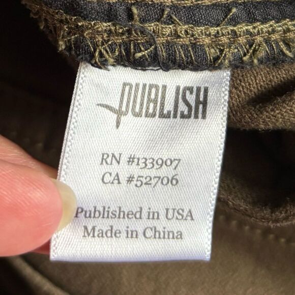 Publish Today for Tomorrow Jeans Distressed Mens Size 30 - Picture 10 of 11